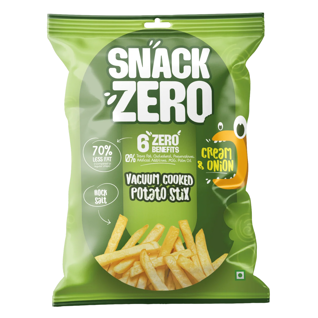 Snack Zero - Potato Stix - Cream & Onion 50g For Kids (3 Years+)
