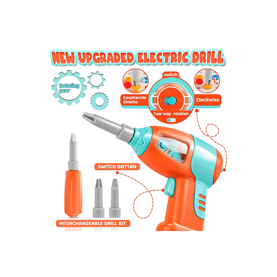 Baan Toys toys Baan Toys 3D Screw Puzzle Space Adventure Kids Drill Set Building Blocks Toys For Kids (3 Years+)