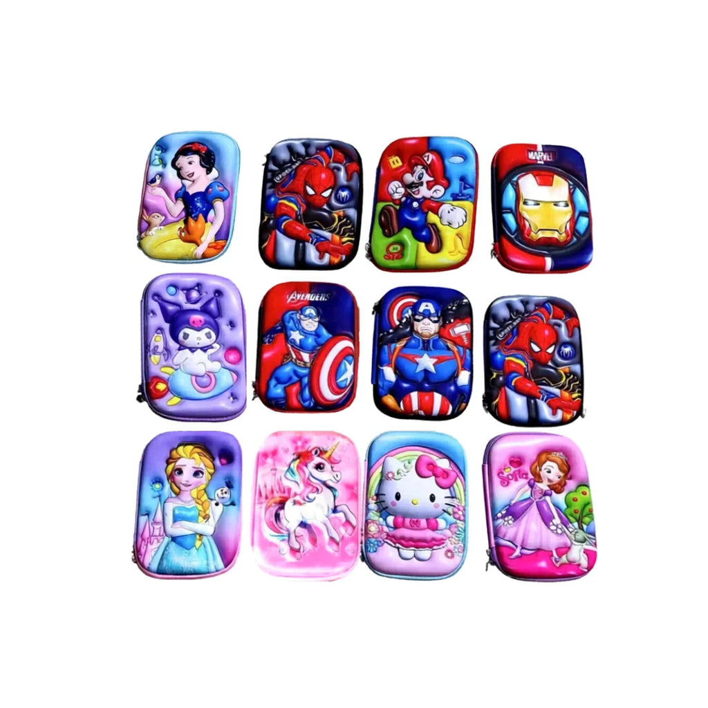 3D Multilayer  Pencil Case with Large Capacity  Organizer Box for Kids and
