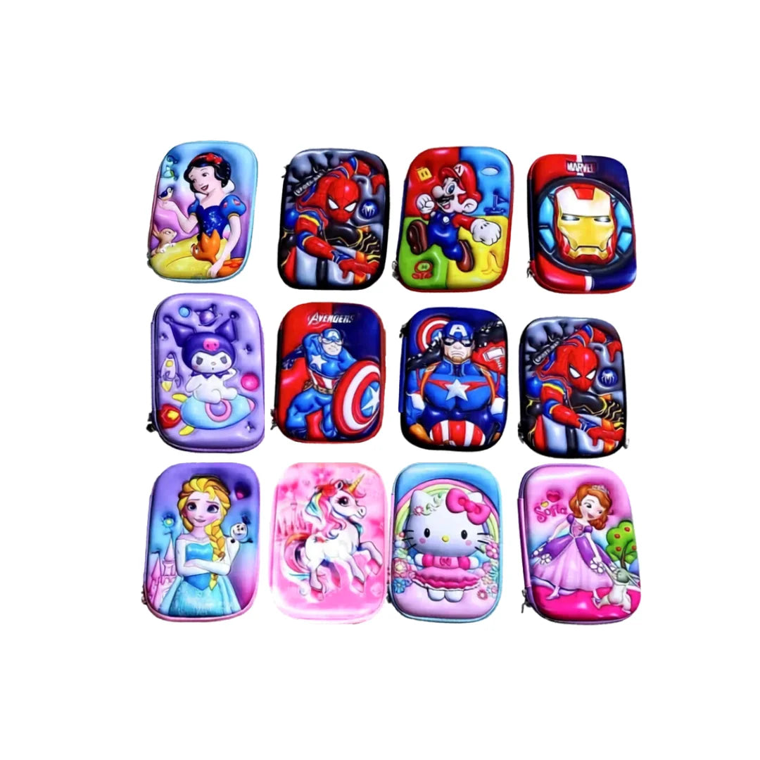 3D Multilayer  Pencil Case with Large Capacity  Organizer Box for Kids and