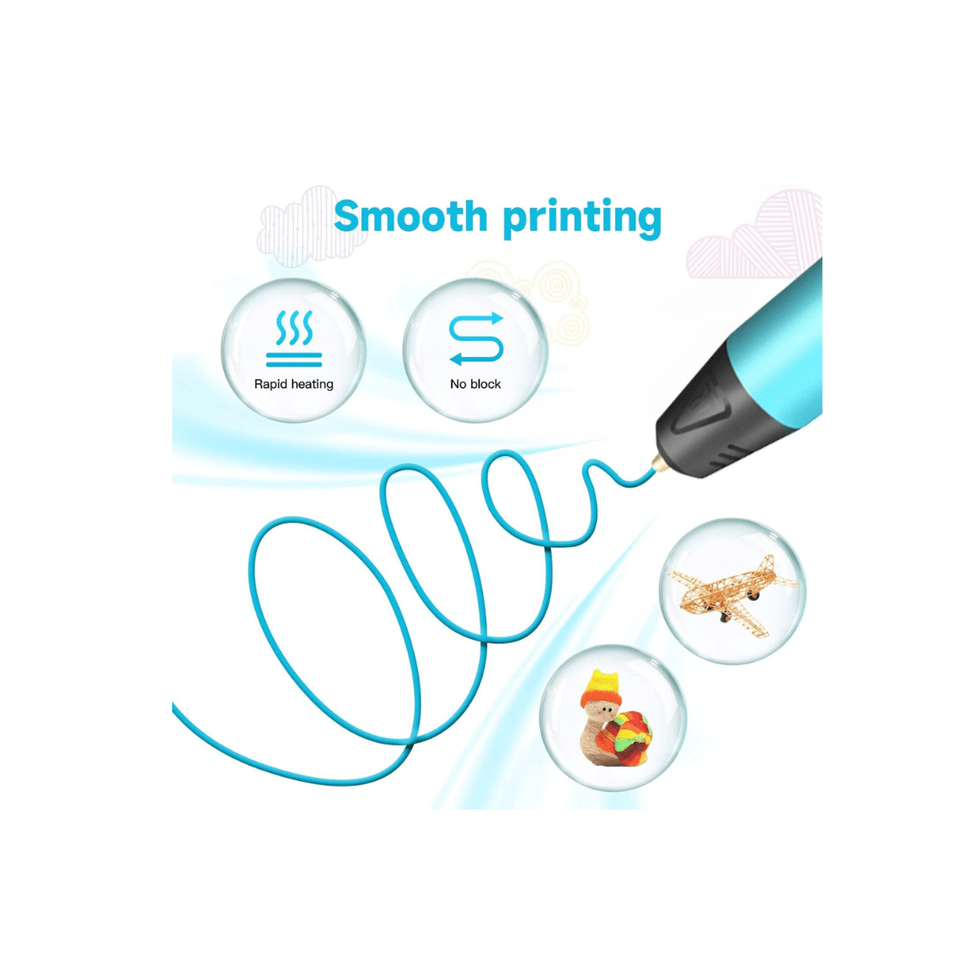 Burani Toys Toys Burani Toys 3D Printing Pen with LCD Display For Kids