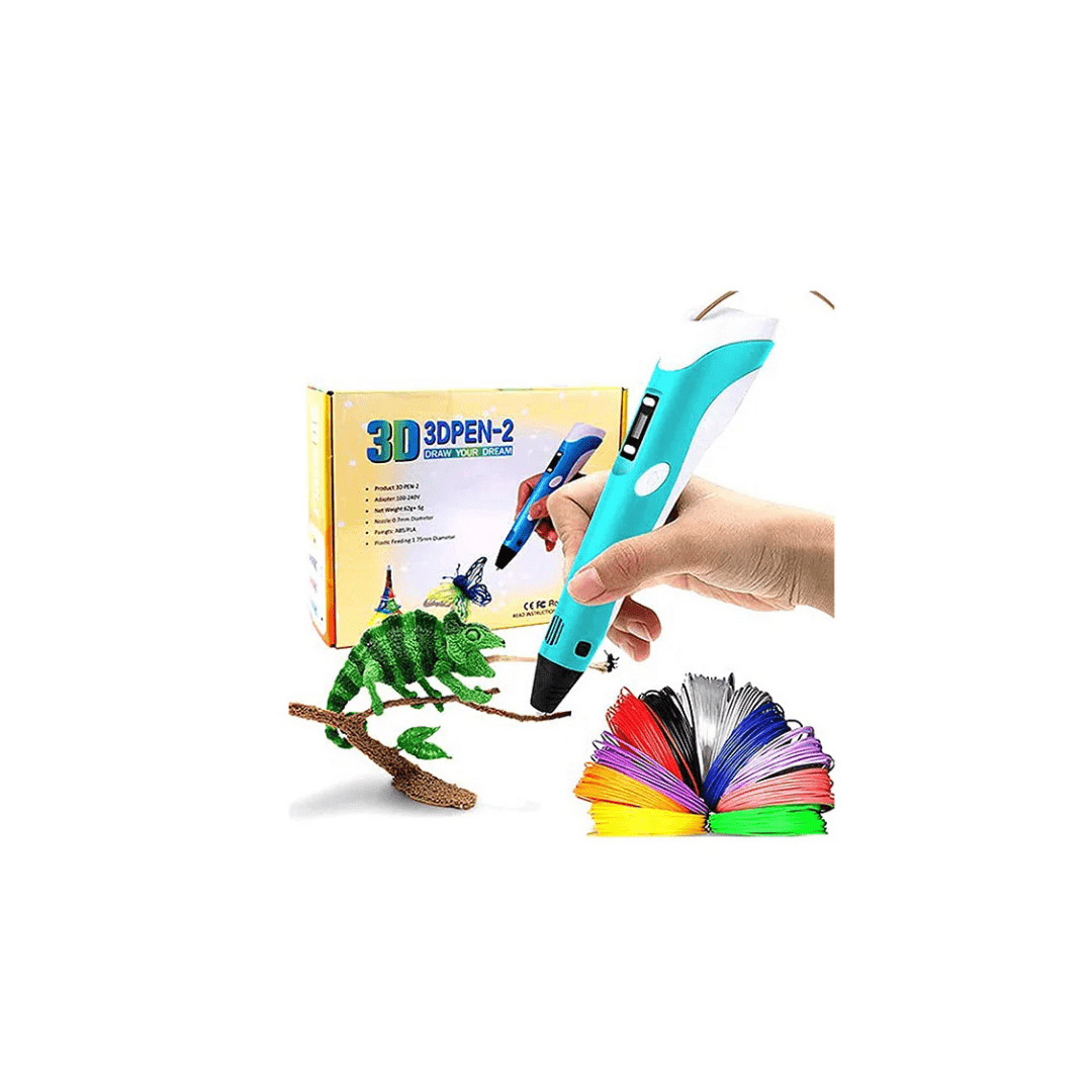 Burani Toys Toys Burani Toys 3D Printing Pen with LCD Display For Kids