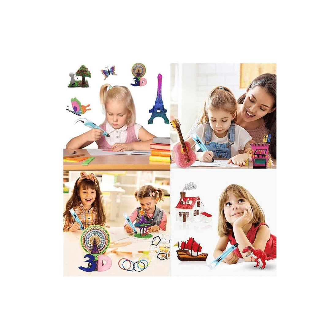 Burani Toys Toys Burani Toys 3D Printing Pen with LCD Display For Kids