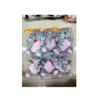 Packet Elephant Plush Soft Toy Set (6 Pieces)
