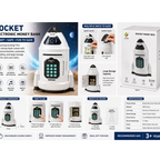 Rocket Electronic Money Bank with Password Lock & Coin Counter | Kids ATM Savings Box | Color as per Availability (3+ Years)