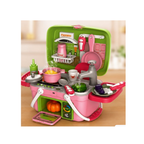 Toy Rush 2-in-1 Portable Kitchen Play Set (30 Pieces) (3Years+)