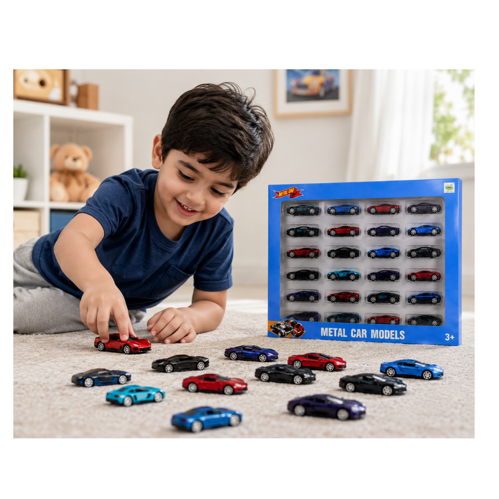 Toy Rush Metal Car Models Set 3+ Years