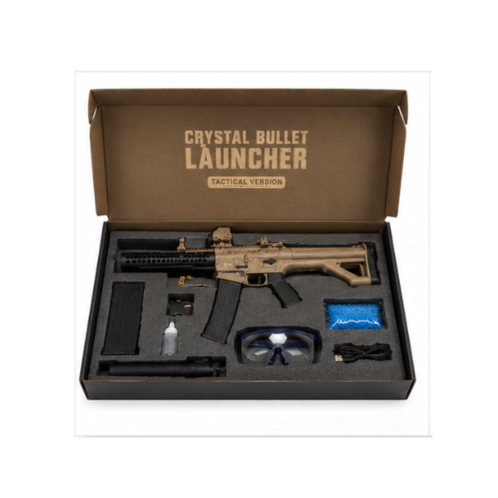 HD747B CMM Toys,Crystal Bullet Launcher Tactical Version Electric Gel Blaster, Colour as per Avilability (14 Years+)rystal Bullet Launcher