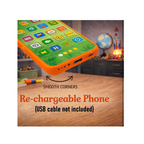 Educational Phone Toy – Type-C Rechargeable, 28 Learning Functions (English & Hindi)