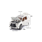 Toy Rush 1:24 Scale Lexus LX570 Die-Cast Toy Model SUV RANDOM COLOUR AS PER AVAILABILITY (3+ Years)