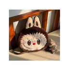Labubu Big Head Plush Backpack - Cartoon School Bag for Kids