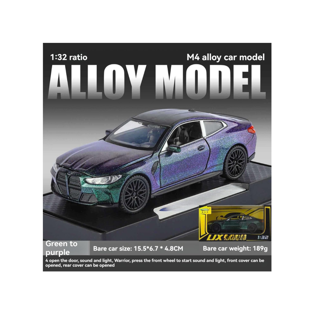 Toys Rush 1:32 BMW M4 Coupe Alloy Diecast Toy Car Model RANDOM COLOUR AS PER AVAILABILITY