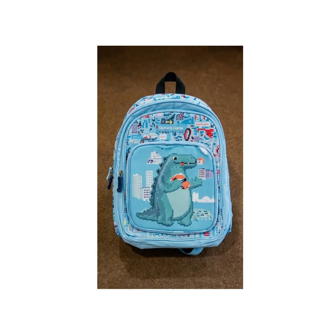 Kids Adventure Print School Backpack - Multi-Compartment Durable Bag