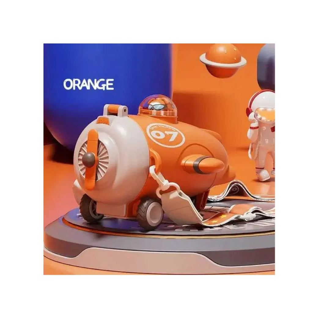 Airplane Water Bottle for Kids - Compact Sipper with Straw & Shoulder Strap