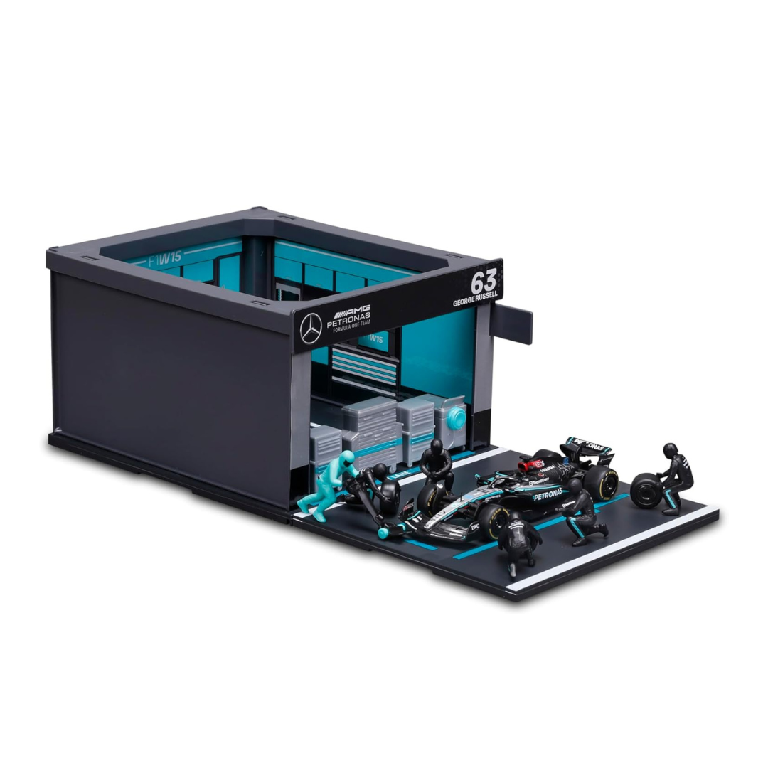 Burago F1 W15 Pit Stop Set