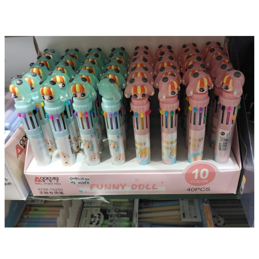 Ub Collection Multi Colour Pen for Ages 3+ Random Design as per Availability