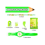 Mini Trolley Suitcase Kids Stationery Set with Digital Watch & Wallet