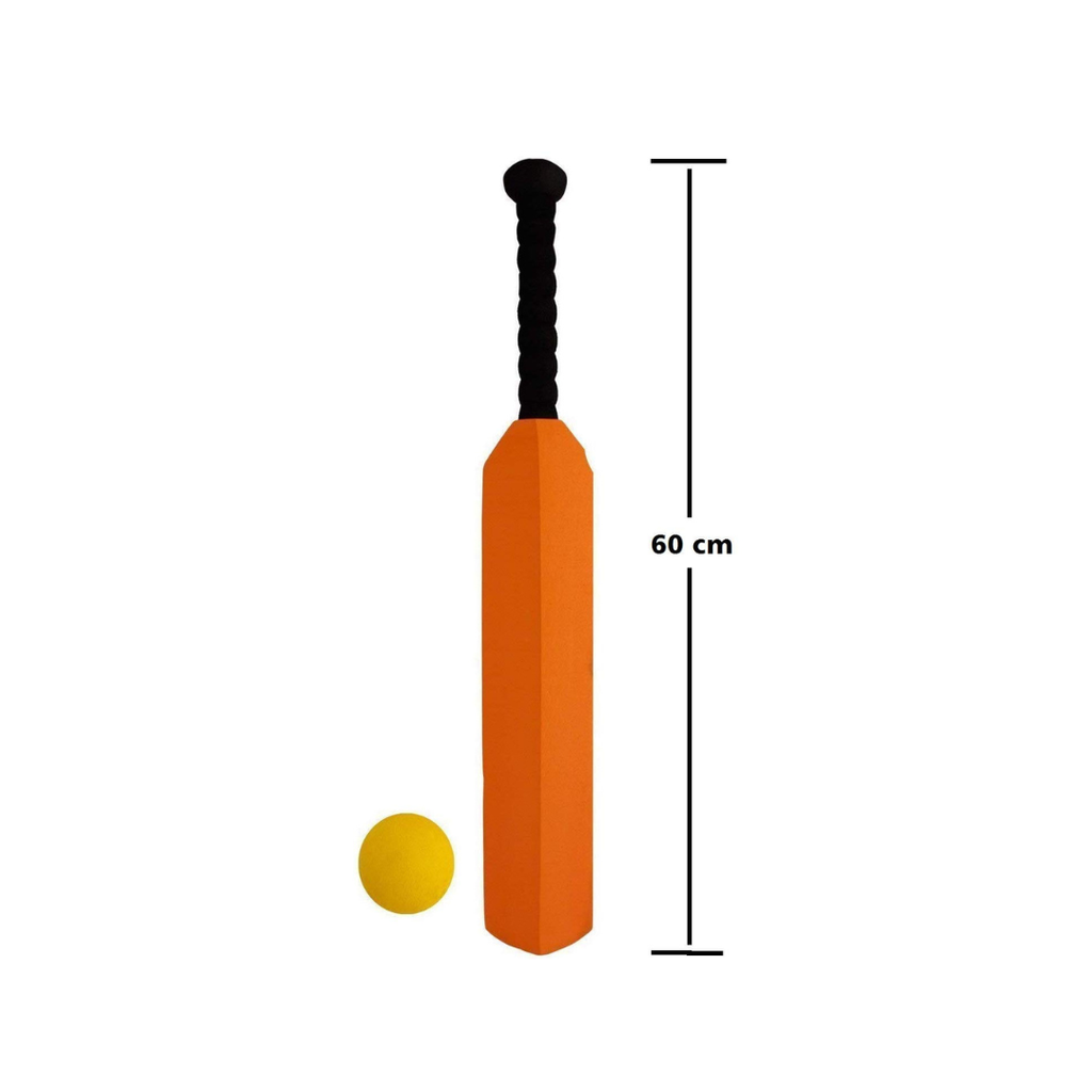 JB Impex Kids Cricket Bat with Ball Toy Set Random Colour as per Availability Age 3+ Years