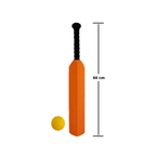 JB Impex Kids Cricket Bat with Ball Toy Set Random Colour as per Availability Age 3+ Years