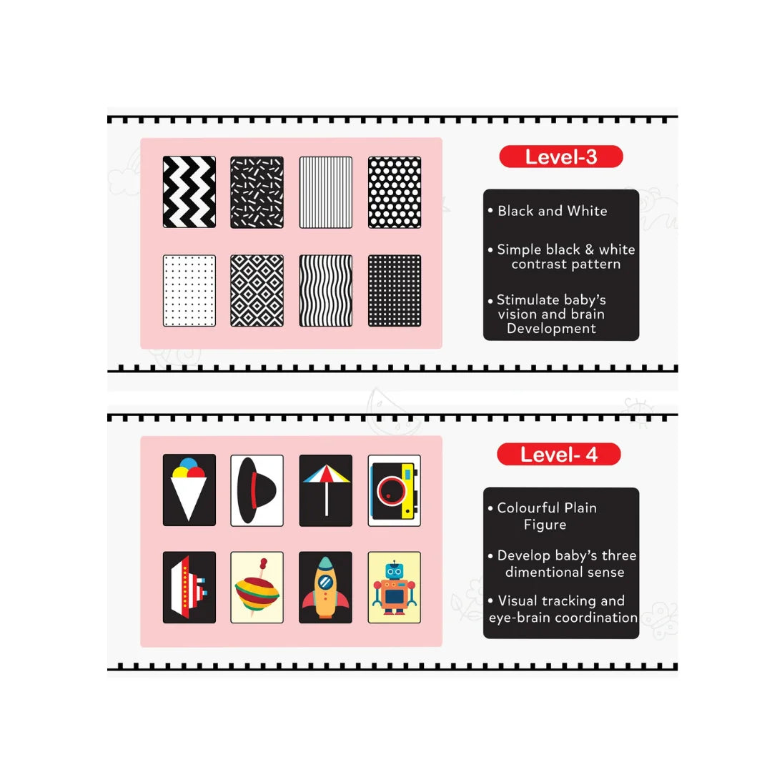 Little Berry High Contrast Flash Cards · 32 Cards 60+ Images · Newborn to 12 Months