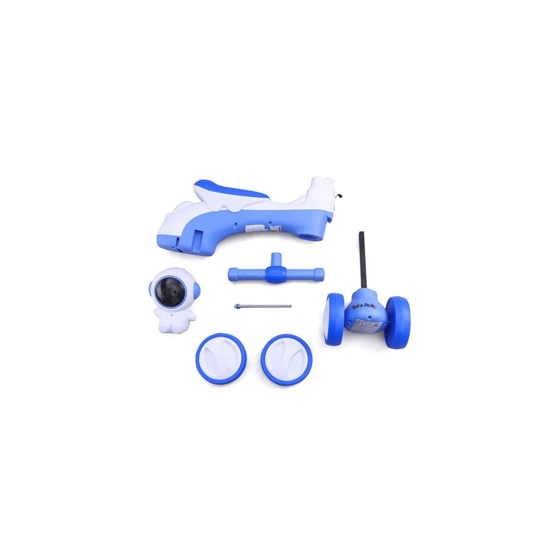 Baybee Toys Baybee Astronaut Shape Manual Push Ride on with LED Lights & Music For Kids