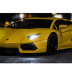 Toy Rush Lamborghini Aventador Die-Cast Car 1:24 Scale Pull Back Model with Light & Sound (Colour as per Availability) | Ages 3+