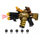 Toy Rush Spray Vibrating Electric Gun with Lights & Sound (3Years+)