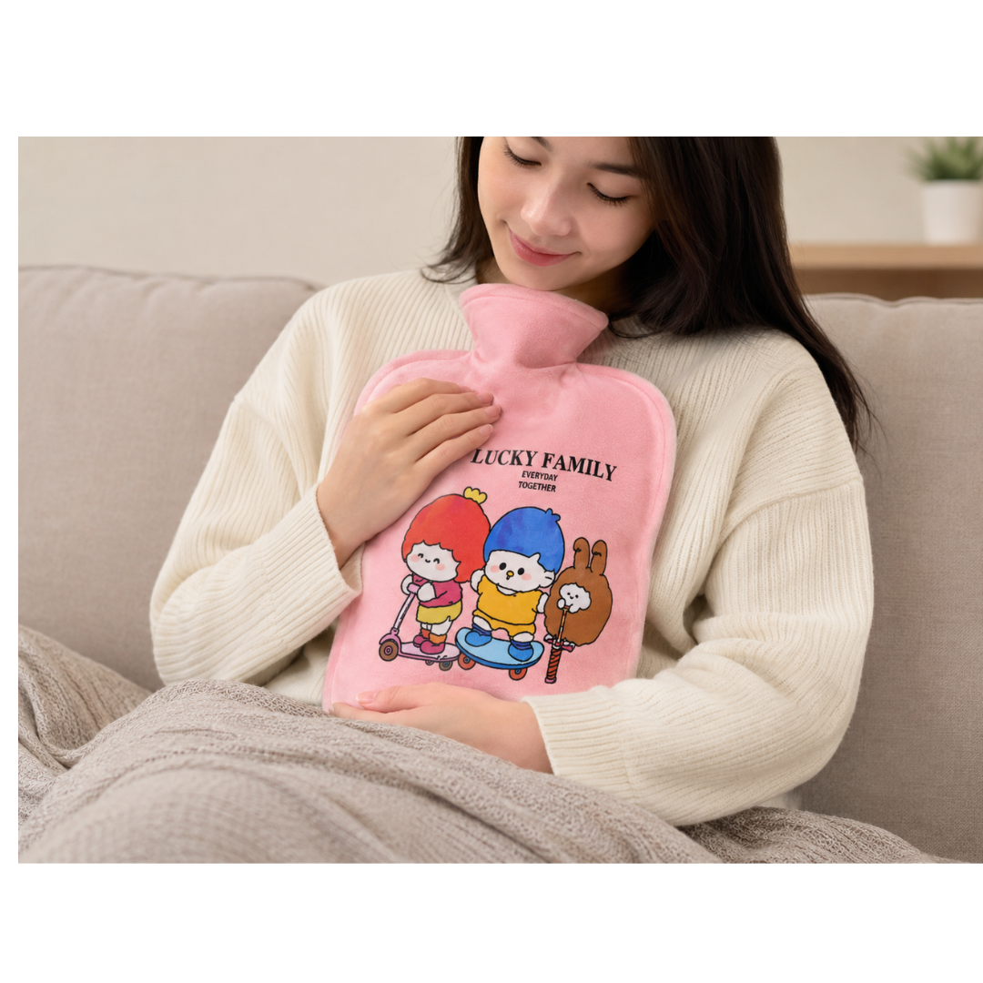 UB Collection Cute Hot Water Bag with Soft Plush Cover | Model 312-14