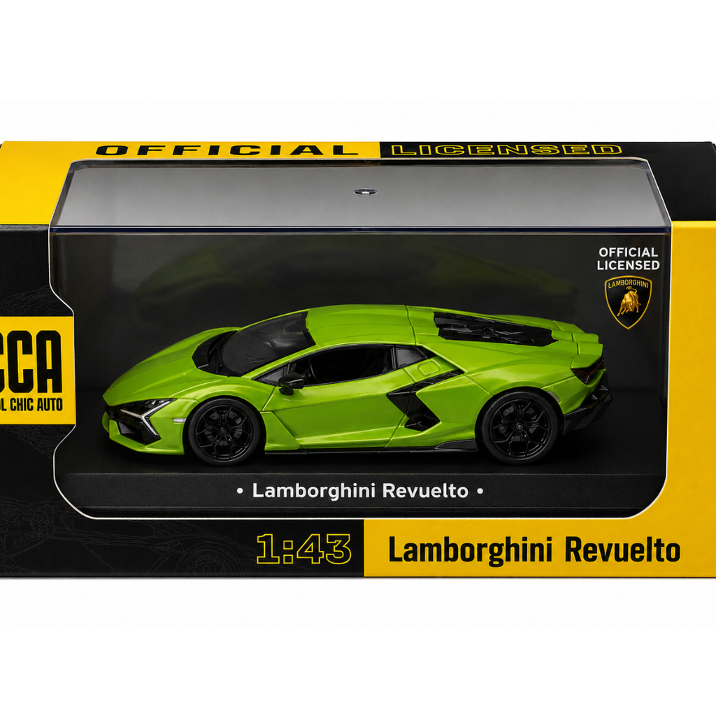 CCA Original Licensed 1:24 Diecast product – BMW M4 DTM, Lamborghini Revuelto, Aventador SVJ 63 & Ford Mustang GT3
