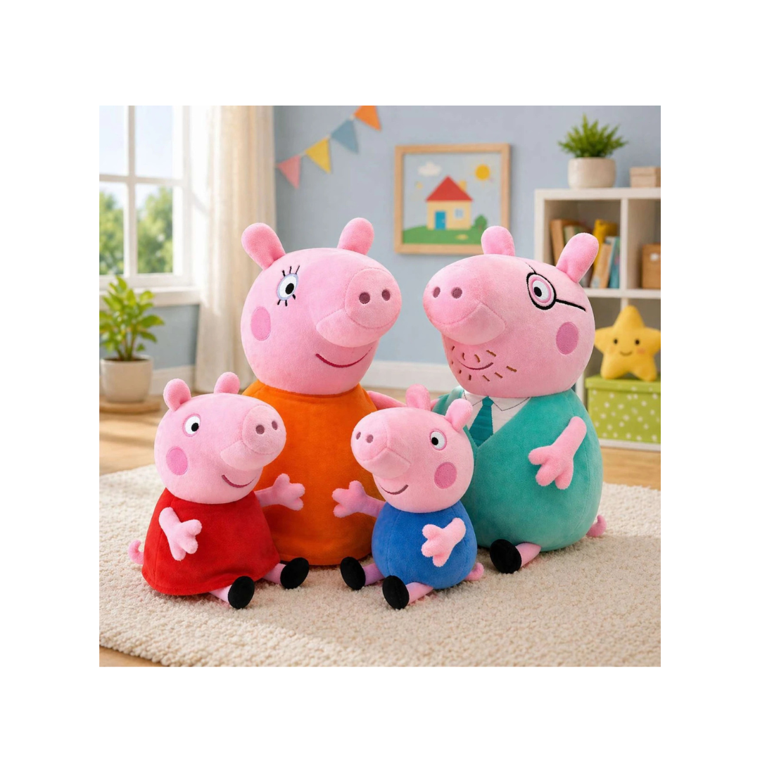 Rolex Peppa Pig Family Plush Soft Toy Large Stuffed Character for Kids (3+ Years)
