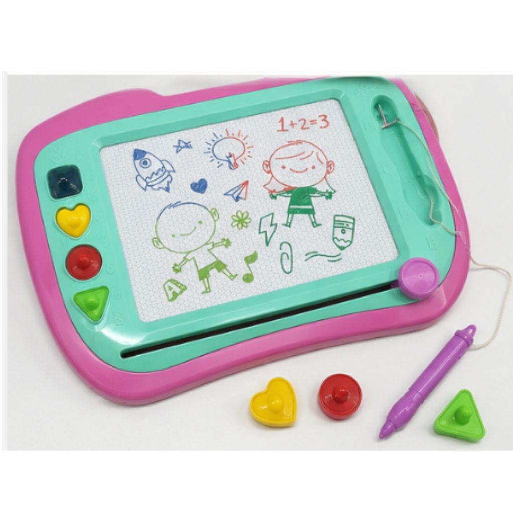 MM Toys , Color Writing Pad – Magnetic Drawing & Doodle Board for Kids, colour as per availability (3-14 Years)