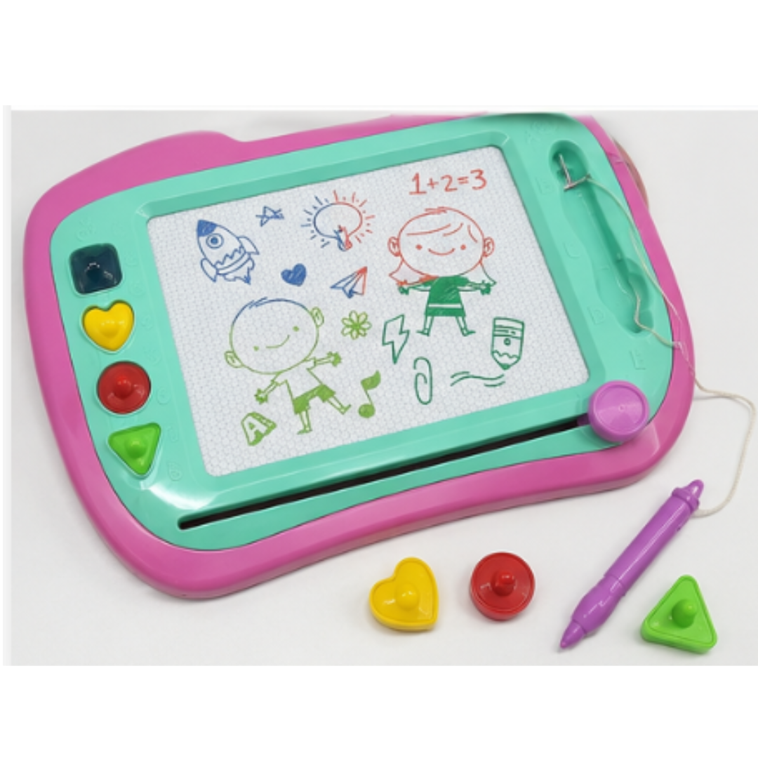 MM Toys , Color Writing Pad – Magnetic Drawing & Doodle Board for Kids, colour as per availability (3-14 Years)