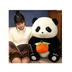 Interval magic lamps Cute Panda Plush Toy Holding Persimmon (3+ Years)