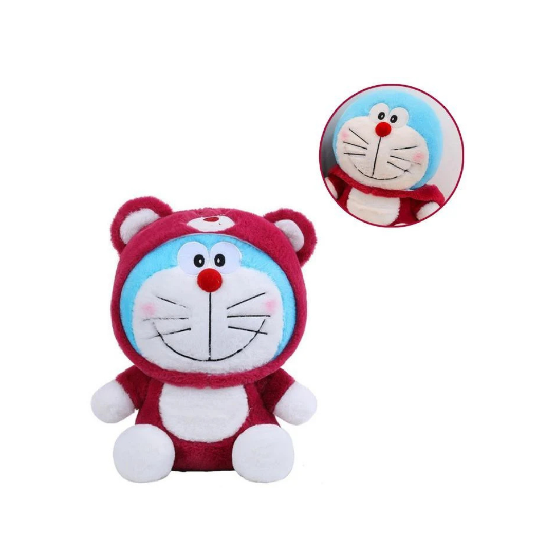 Rolex Doraemon in Lotso Bear Hoodie Plush Toy 3-12 Years