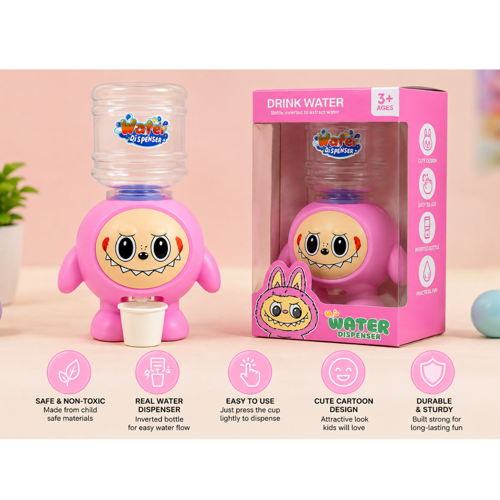 Toy Gallery Cute Mini Water Dispenser Toy Pretend Play Water Dispenser (3 Years+) (Design as Per Availability)