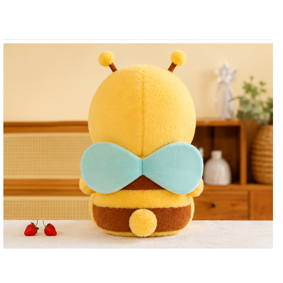 Rolex Fancy Honeybee Plush Toy – Soft Stuffed Animal Doll for Kids (Colour as per Availability) | Ages 3+