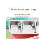 Stainless Steel Bento Lunch Box · Multi-Compartment · Leak-Proof · Ages 6+
