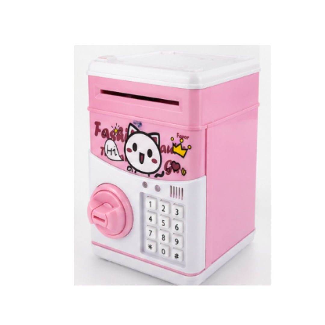 Toy Rush Electronic Money Box with Password Lock – Kids ATM Piggy Bank (3Years+)