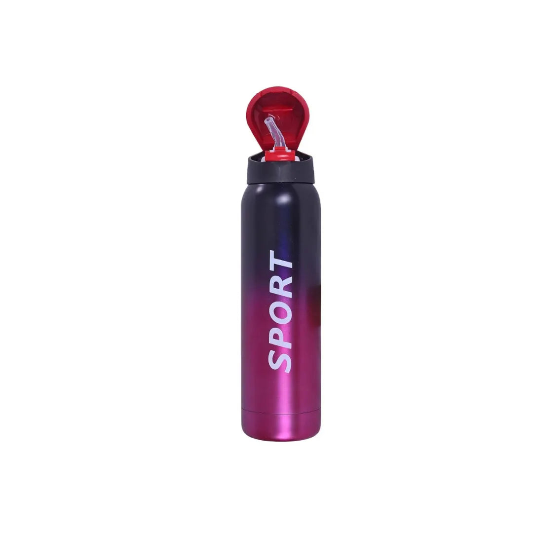 Stainless Steel Sports Water Bottle - Flip Top Lid, Insulated, BPA-Free