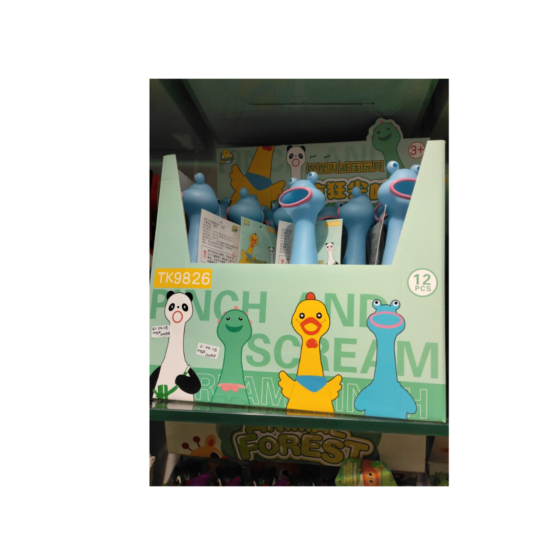 Ub Collection Chuchu Frog M Squeeze Toy for Ages 3+ Random Design as per Availability