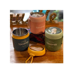 Stainless Steel Vacuum Food Jar with Lid & Spoon - Insulated Soup Cup