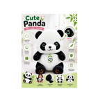 Rolex Cute Panda Plush Toy with Green Eyes & Pendant – Soft Stuffed Animal for Kids 3+ Years