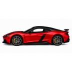 Toy Rush Die-Cast Sports Car Model with Pull Back, Sound & Light 1:24 Scale (6+ Years)