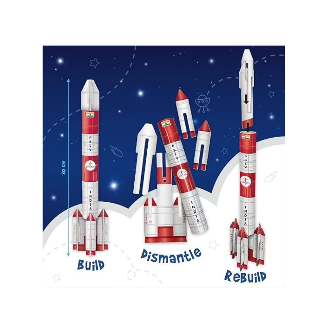 Imagimake Mission Mangalyaan ISRO Kit · Build PSLV Rocket · Ages 5+ · BIS Certified