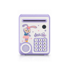 StelliLou Electronic Mini Bank for Kids – Password & Fingerprint Money Saving Bank with Automatic Note Rolling | Color as per Availability (3+ Years)