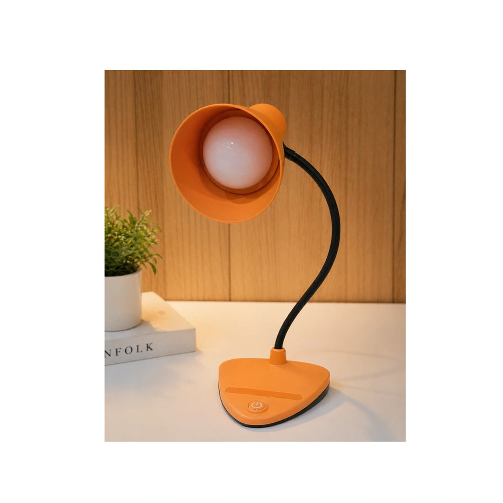 Flexible Gooseneck Study Lamp - Adjustable Metal Desk Light for Kids