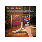 JB Impex  Large LED Acrylic Writing Message Board with Light – Rewritable Memo & Drawing Board 3+ Years