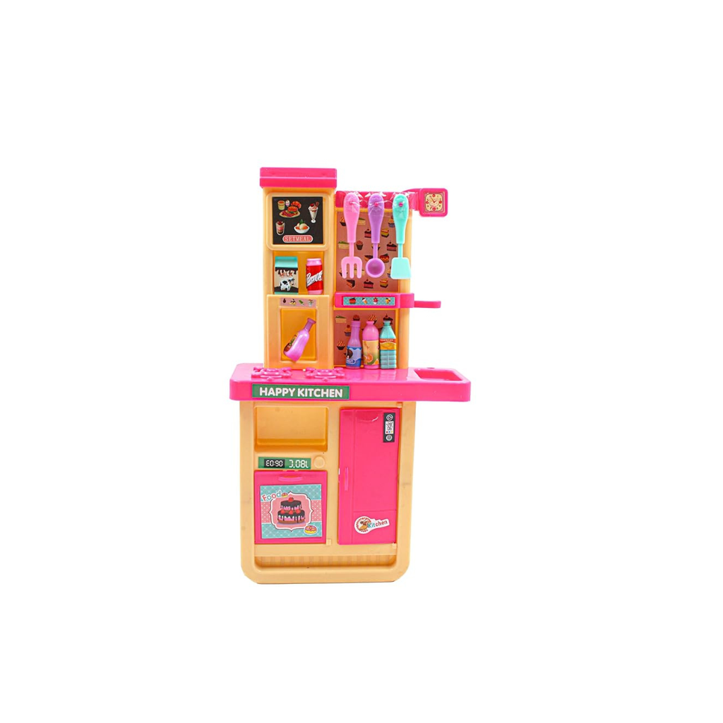 JUGU Alia Kitchen Doll Set | Beautiful Alia Doll with 6+ Kitchen Accessories, Small Kitchen Table | Imaginative Play time with Moveable Body Parts