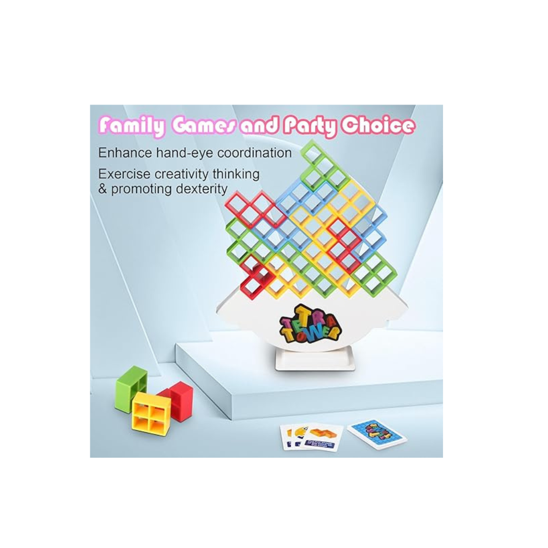 JB Impex Tetris Game Balance Challenge Blocks 2 Player 3+ Years