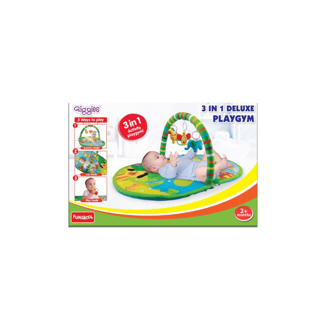 Funskool Toys Funskool Giggles 3 in 1 Deluxe Playgym (2 Months+)